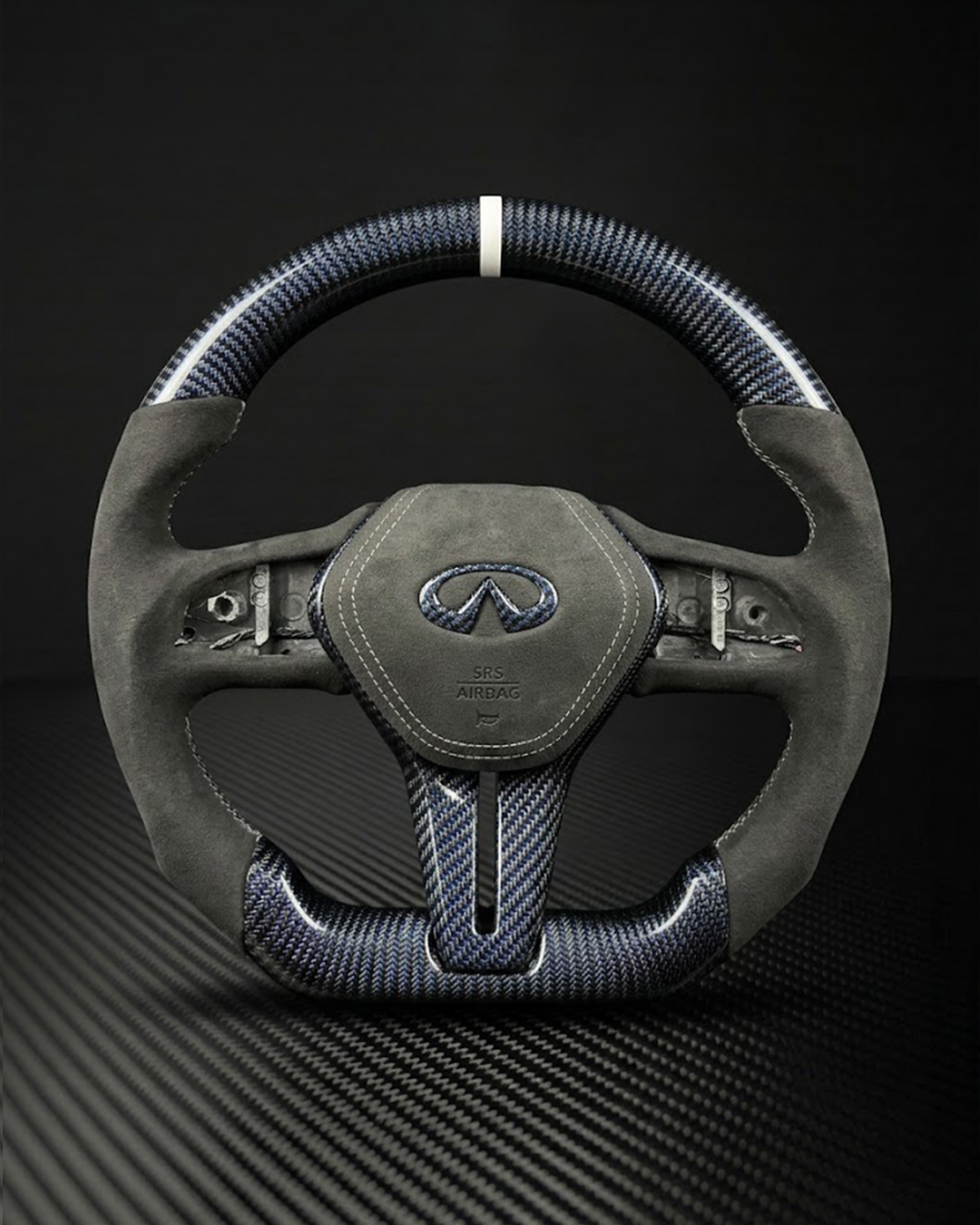 2017+ Infiniti Q60/2018+ Q50 Carbon Fiber Steering Wheel