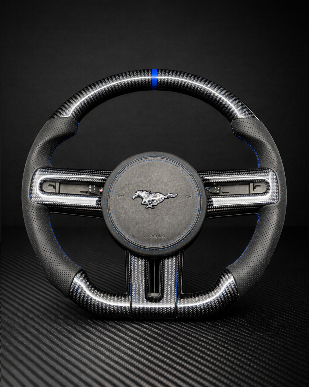 2005-2012 Ford S197 Mustang Carbon Fiber Steering Wheel