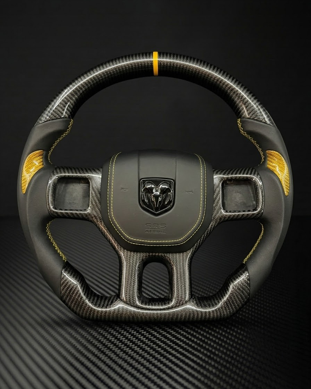 2012-2018 Dodge RAM Carbon Fiber Steering Wheel
