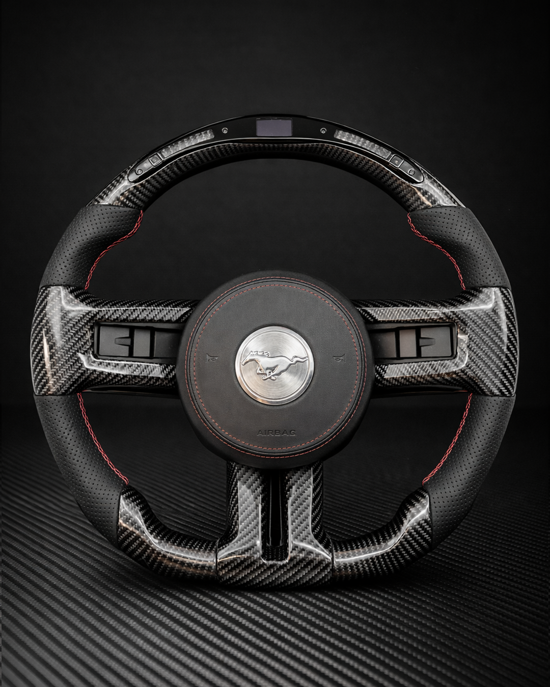 2010-2014 Ford S197 Mustang Carbon Fiber Steering Wheel