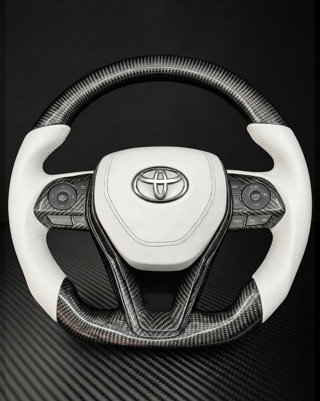 2019+ Toyota Corolla Hatchback Carbon Fiber Steering Wheel