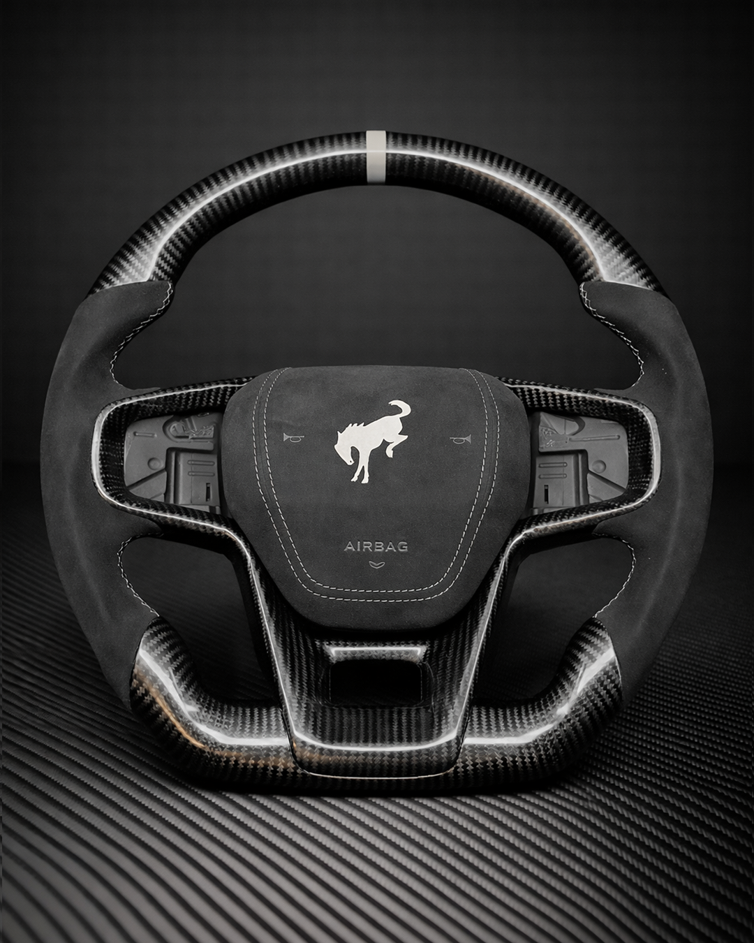 2021+ Ford Bronco Carbon Fiber Steering Wheel