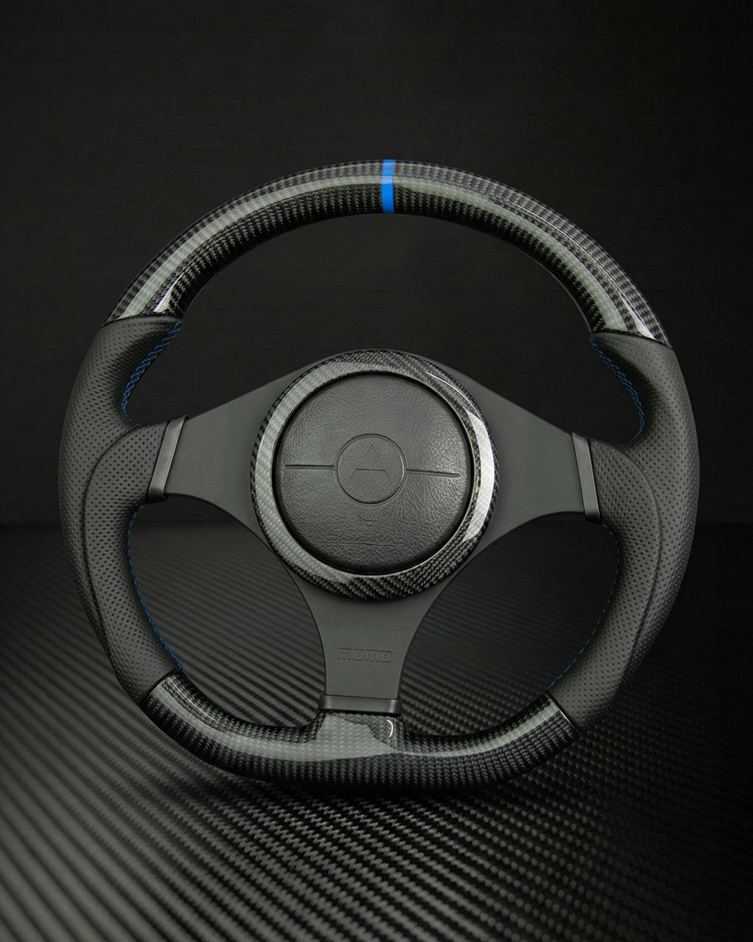 Mitsubishi Lancer EVO 7/8/9 Carbon Fiber Steering Wheel