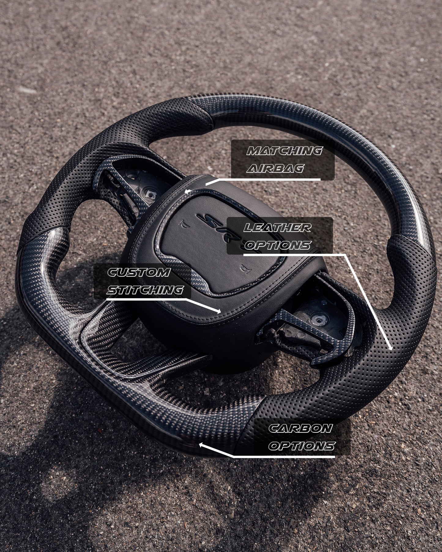 2015-24 Dodge Charger Non-Hellcat Kustom Steering Wheel