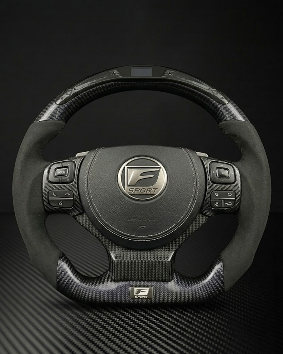 2014+ Lexus 3IS/4IS/RC LED Carbon Fiber Steering Wheel