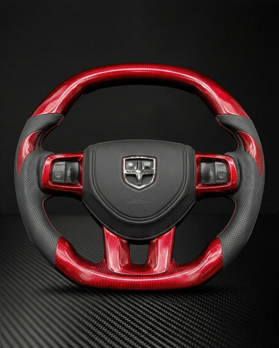Dodge Dart Carbon Fiber Steering Wheel