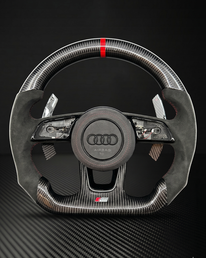 Audi B9/2017-2020 8V A/S/RS 3/4/5 Carbon Fiber Steering Wheel