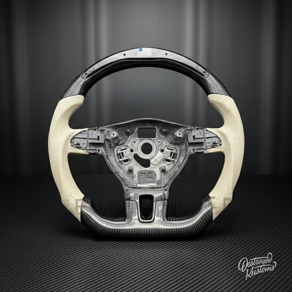 2009-2017 Volkswagen/VW CC Carbon Fiber Steering Wheel