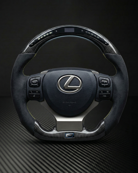 2014+ Lexus 3IS/RC/GSF Carbon Fiber Steering Wheel