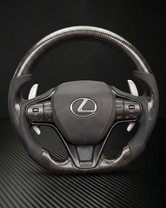 2018+ Lexus LC500 Carbon Fiber Steering Wheel