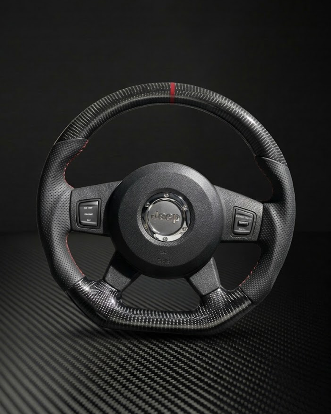 2006-2010 WK1 Jeep Grand Cherokee SRT8 Carbon Fiber Steering Wheel