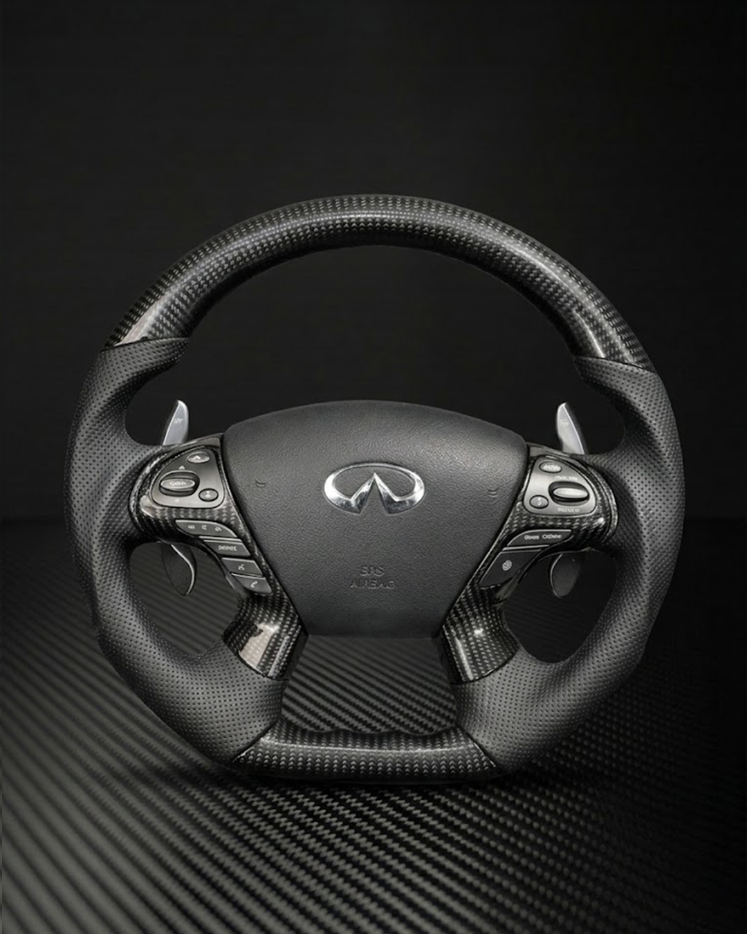 2014-2019 Infiniti Q70 Carbon Fiber Steering Wheel