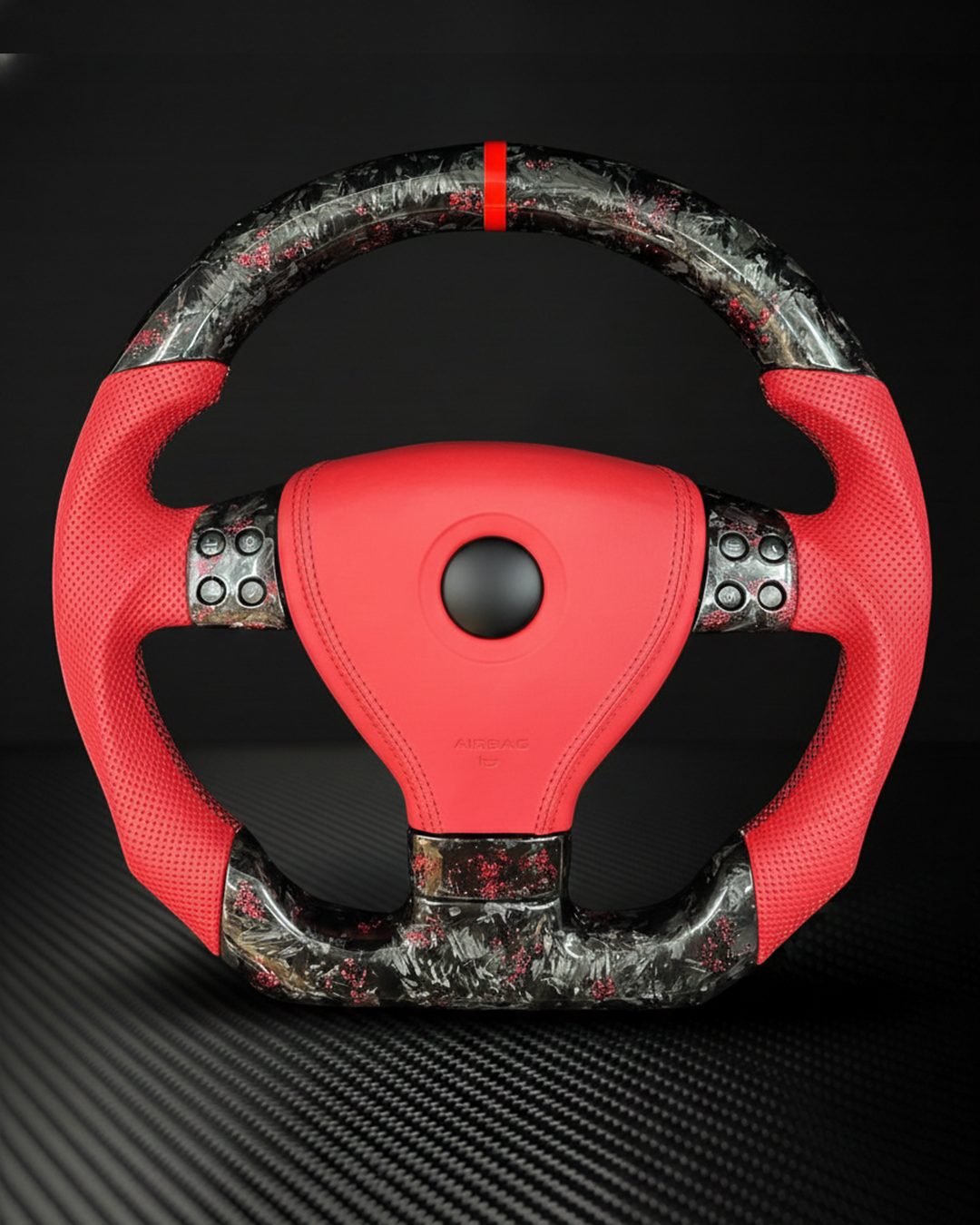 2004-2009 Volkswagen/VW MK5 Golf/Jetta Carbon Fiber Steering Wheel