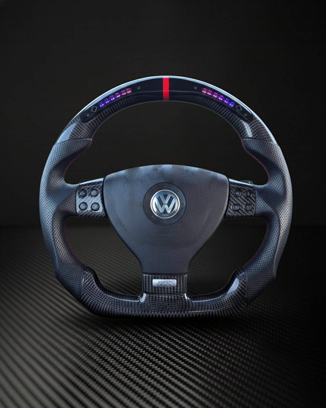 2004-2009 Volkswagen/VW MK5 Golf/Jetta Carbon Fiber Steering Wheel