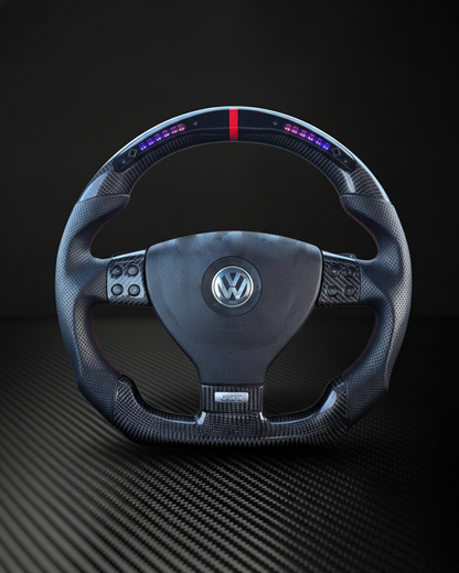 2004-2009 Volkswagen/VW MK5 Golf/Jetta Carbon Fiber Steering Wheel