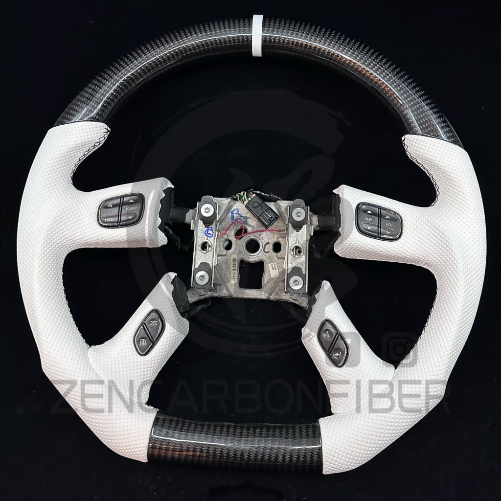2003-2006 Chevrolet Silverado/TRAILBLAZER/Tahoe, GMC YUKON/SIERRA Carbon Fiber Steering Wheel