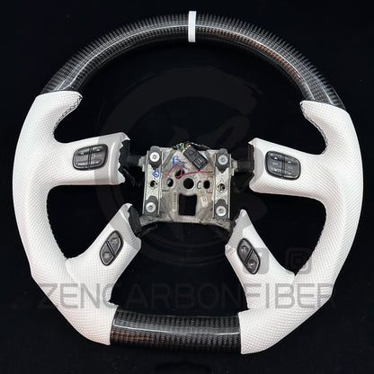 2003-2006 Chevrolet Silverado/TRAILBLAZER/Tahoe, GMC YUKON/SIERRA Carbon Fiber Steering Wheel