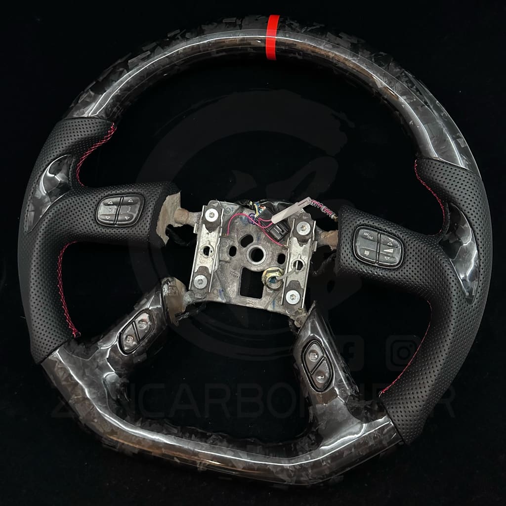 2003-2006 Chevrolet Silverado/TRAILBLAZER/Tahoe, GMC YUKON/SIERRA Carbon Fiber Steering Wheel