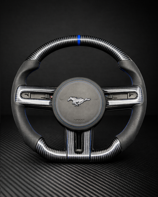 2005-2012 Ford S197 Mustang Carbon Fiber Steering Wheel