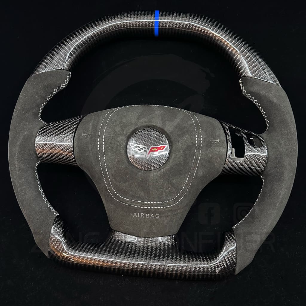 2006-2013 C6 Chevrolet Corvette Carbon Fiber Steering Wheel