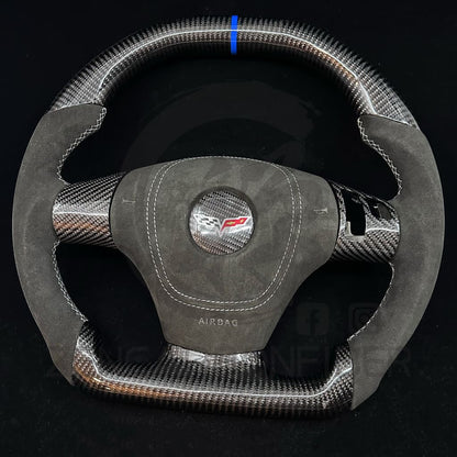 2006-2013 C6 Chevrolet Corvette Carbon Fiber Steering Wheel