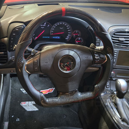 2006-2013 C6 Chevrolet Corvette Carbon Fiber Steering Wheel