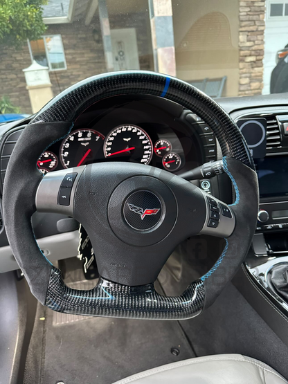 2006-2013 C6 Chevrolet Corvette Carbon Fiber Steering Wheel