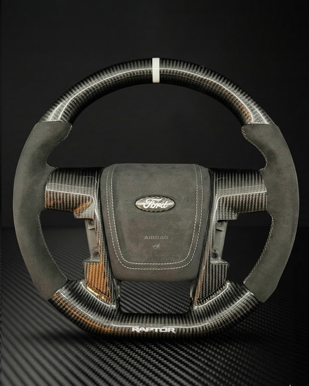 2009-2014 Ford F150/SVT Raptor Carbon Fiber Steering Wheel