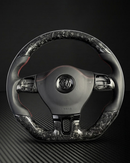 2009-2017 Volkswagen/VW CC Carbon Fiber Steering Wheel