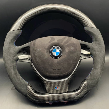 2011-2017 BMW F1X 5/6-series Carbon Fiber Steering Wheel