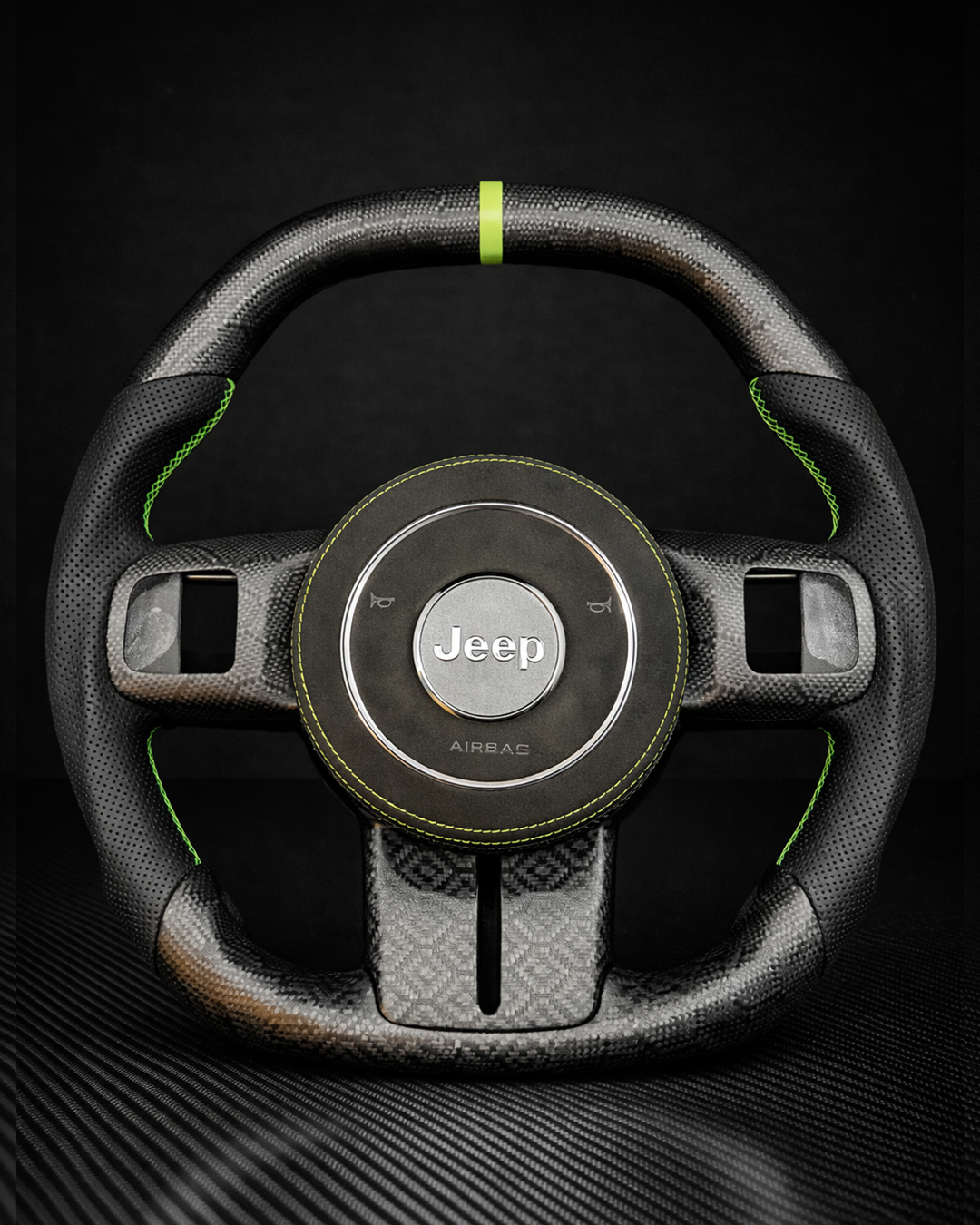 2011-2018 Jeep Wrangler JK Carbon Fiber Steering Wheel
