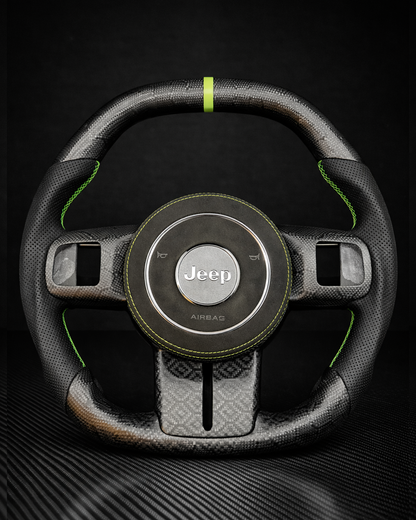 2011-2018 Jeep Wrangler JK Carbon Fiber Steering Wheel
