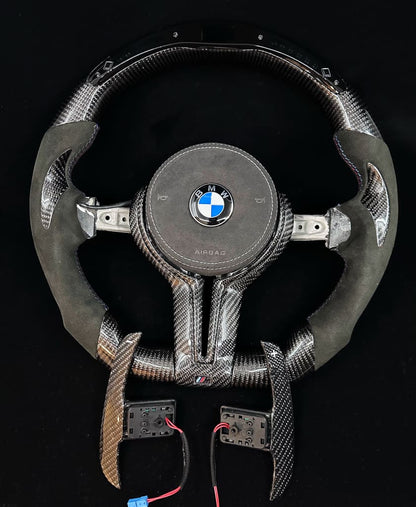 2012-2018 BMW F2X/F3X/F8X/F1X Carbon Fiber Steering Wheel