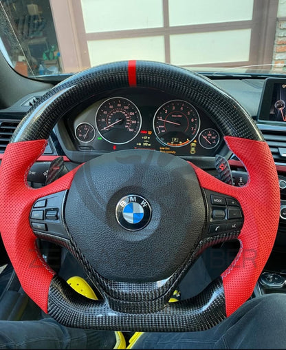 2012-2018 BMW F2X/F3X 2/3/4-series Carbon Fiber Steering Wheel