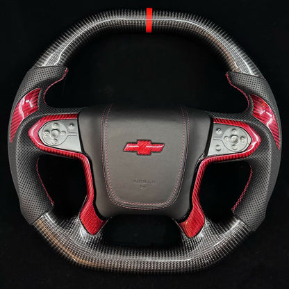 2014-2018 Chevrolet Silverado/Suburban/Tahoe/GMC Sierra Carbon Fiber Steering Wheel