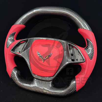 2014-2019 Chevrolet C7 Corvette Carbon Fiber Steering Wheel