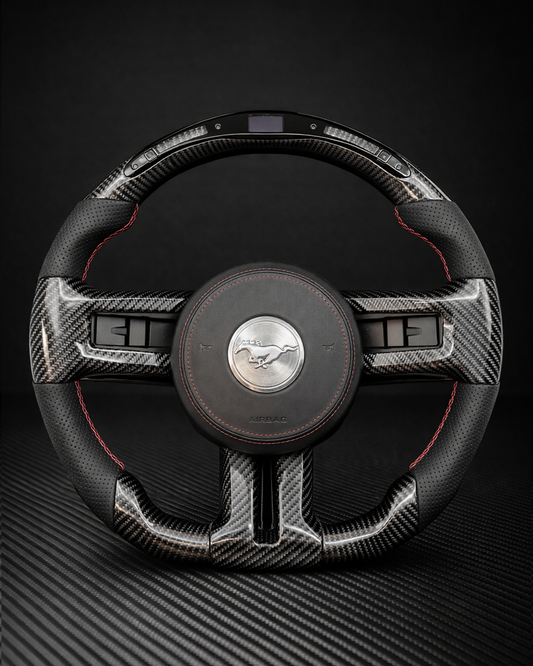 2010-2014 Ford S197 Mustang Carbon Fiber Steering Wheel