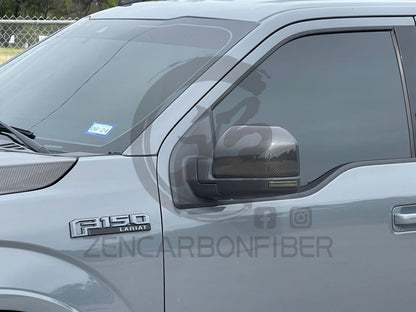 2015-2020 Ford F150/Raptor Carbon Fiber Mirror Caps Covers