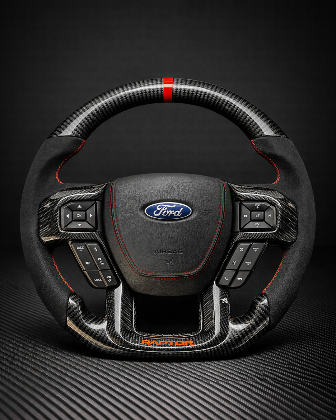 2015-2020 Ford F150 Raptor Carbon Fiber Steering Wheel