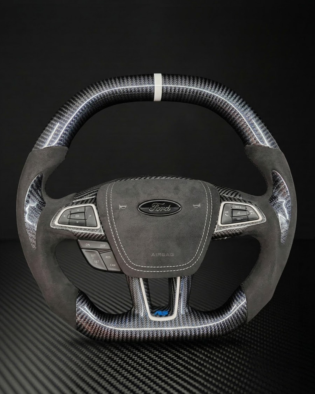 2015+ Ford Focus ST/RS Carbon Fiber Steering Wheel