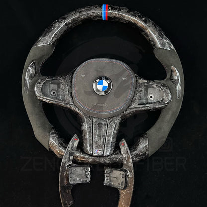 2017–2023 BMW G30 5-series M-Sport Carbon Fiber Steering Wheel