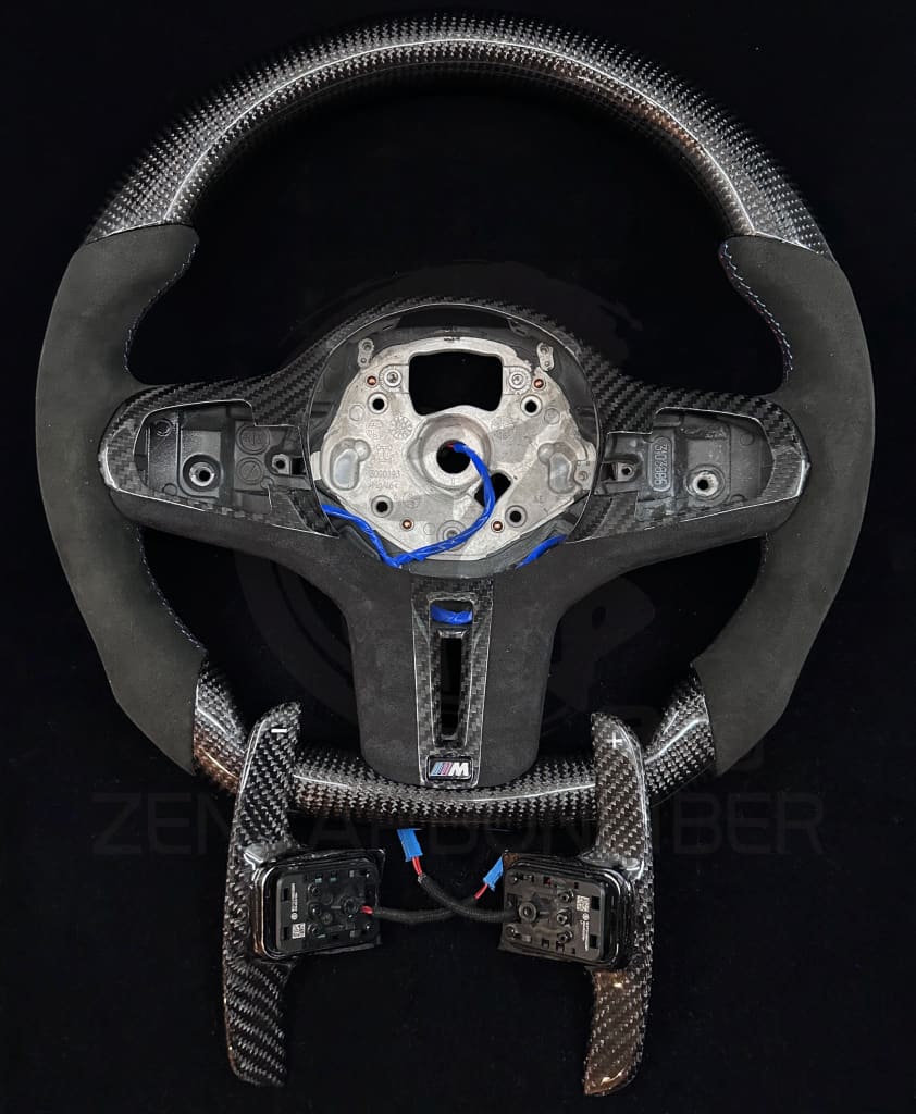 2017–2023 BMW G30 5-series M-Sport Carbon Fiber Steering Wheel