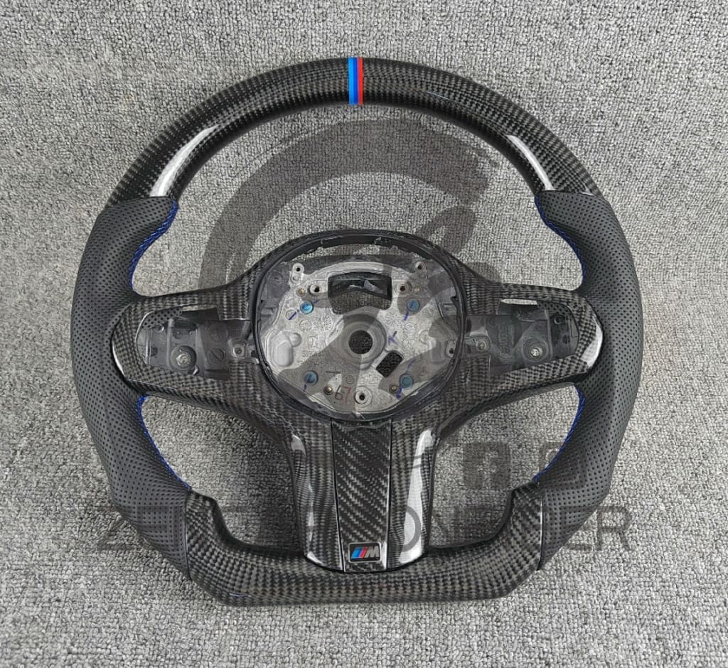 2017–2023 BMW G30 5-series M-Sport Carbon Fiber Steering Wheel