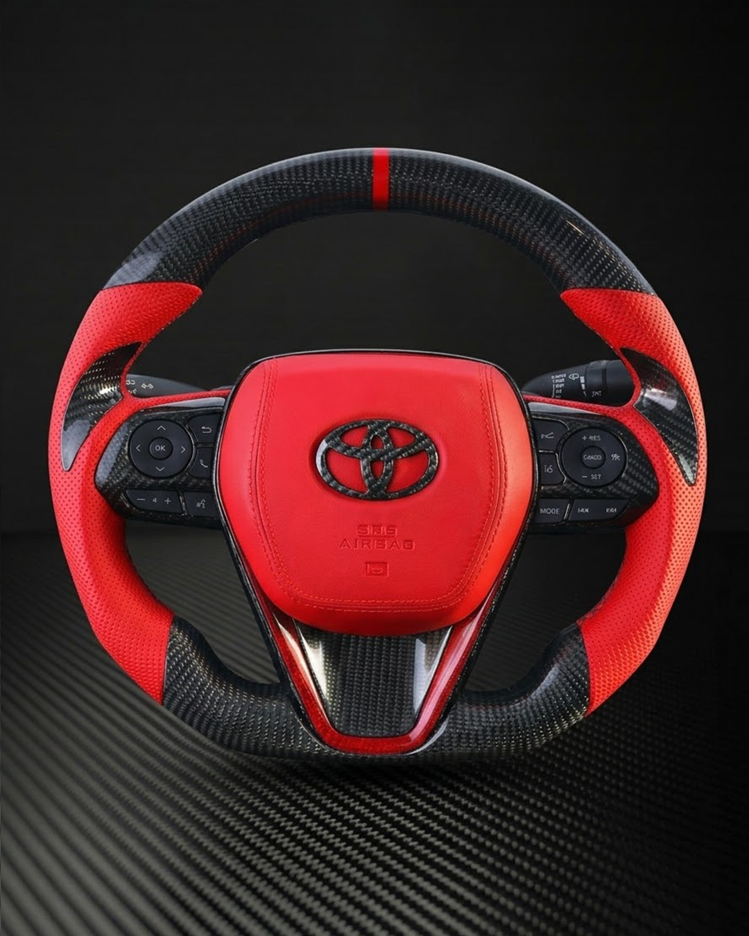 2018-2024 8th gen Toyota Camry Carbon Fiber Steering Wheel