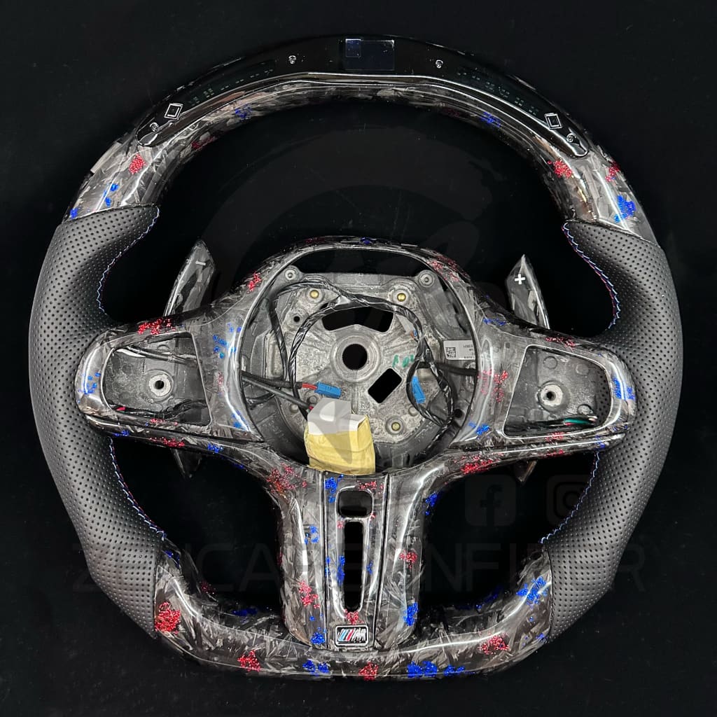 2019-2024 BMW G2X/G4X M-Sport Carbon Fiber Steering Wheel