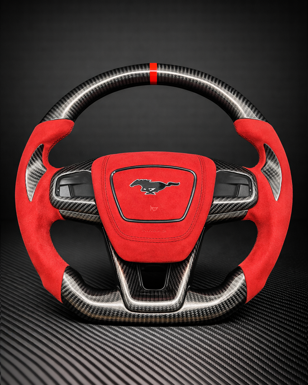 2021+ Ford Mustang Mach-E Carbon Fiber Steering Wheel