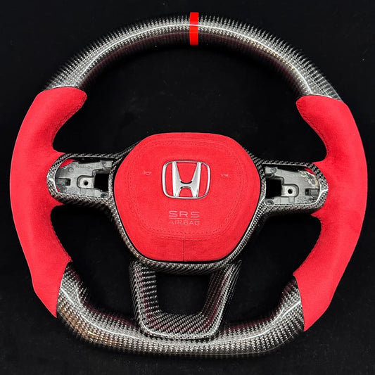 2022+ 11th Gen Honda Civic/Accord/Acura Integra Carbon Fiber Steering Wheel