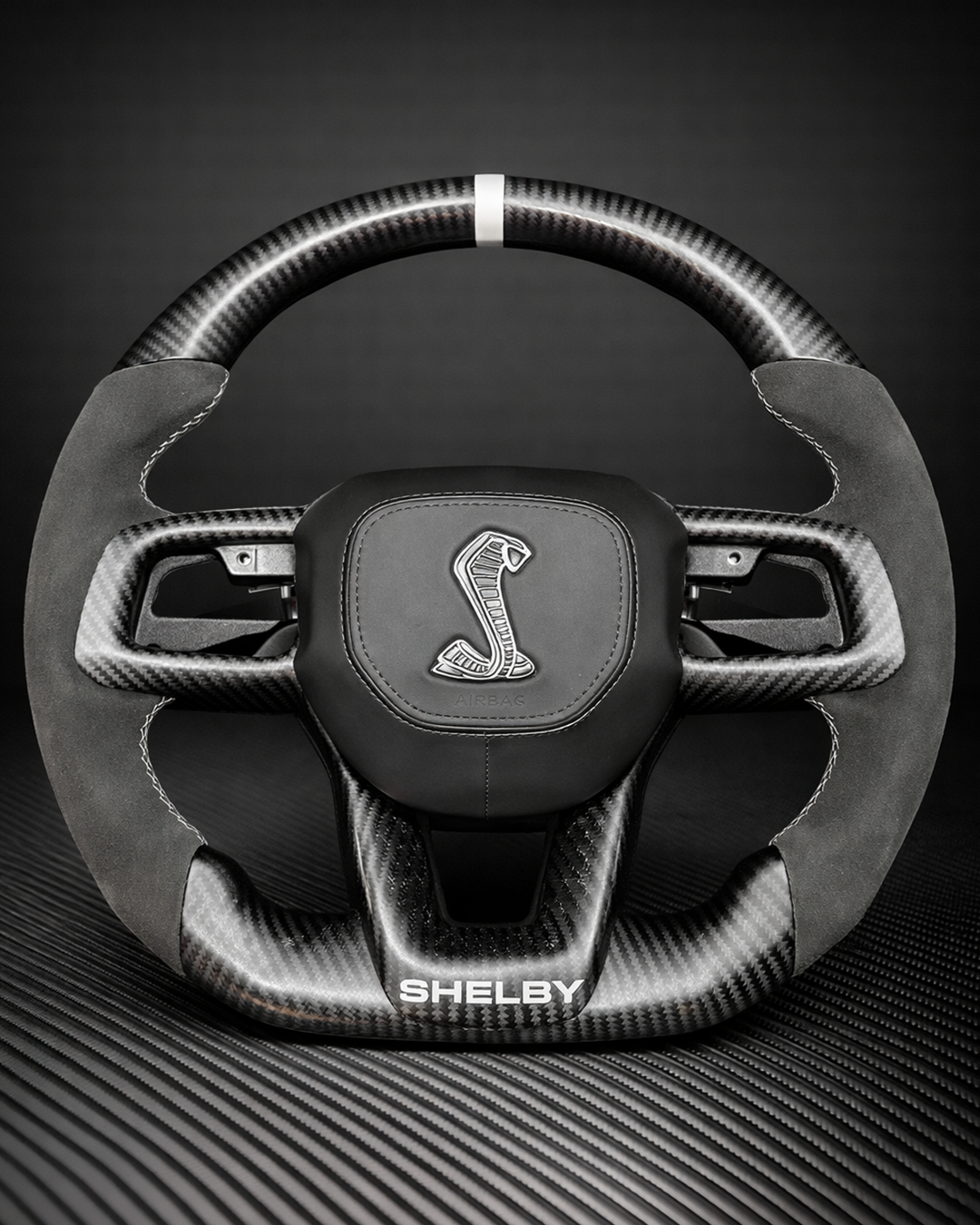 2024+ Ford Mustang S650 Carbon Fiber Steering Wheel