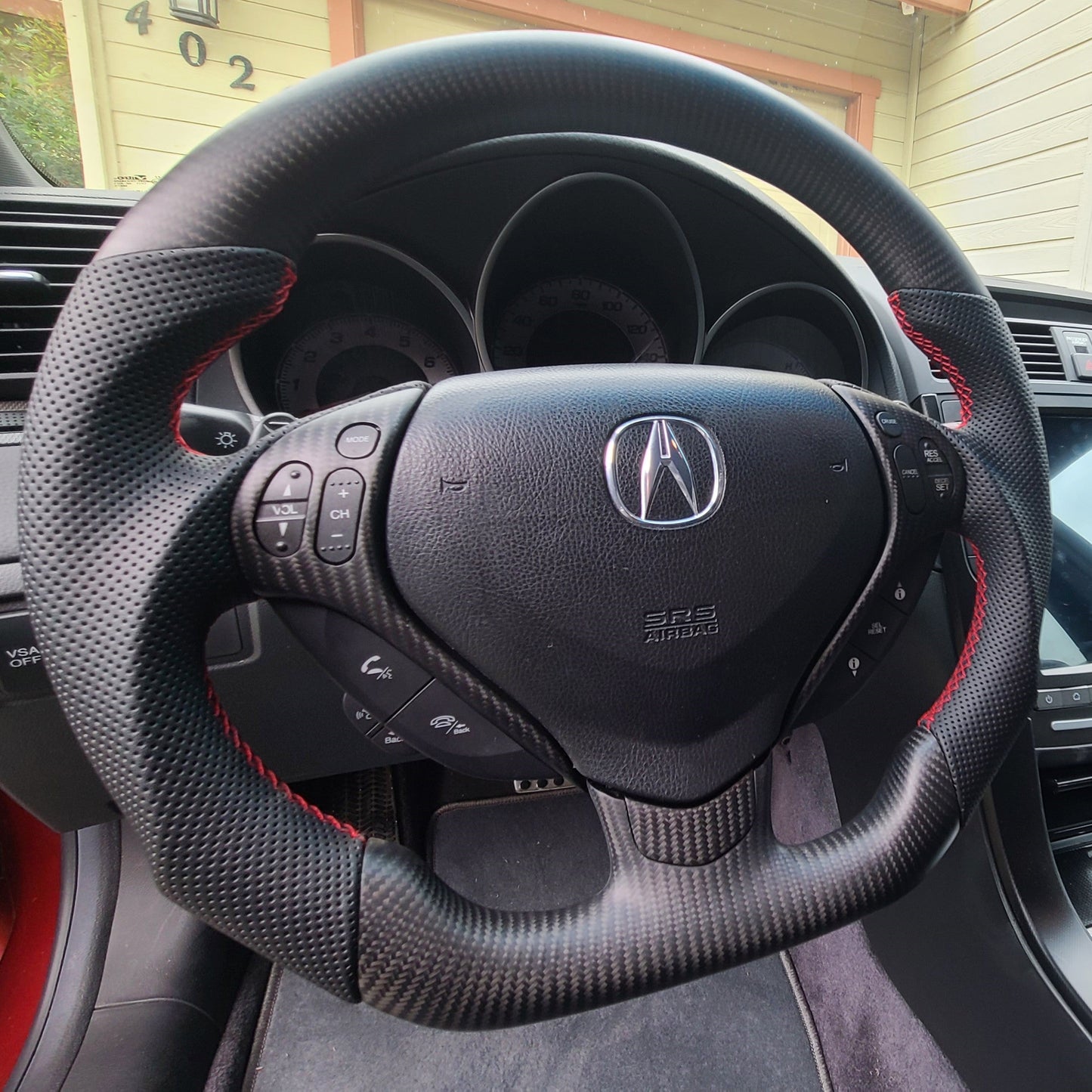 2004-2008 Acura TL Carbon Fiber Steering Wheel