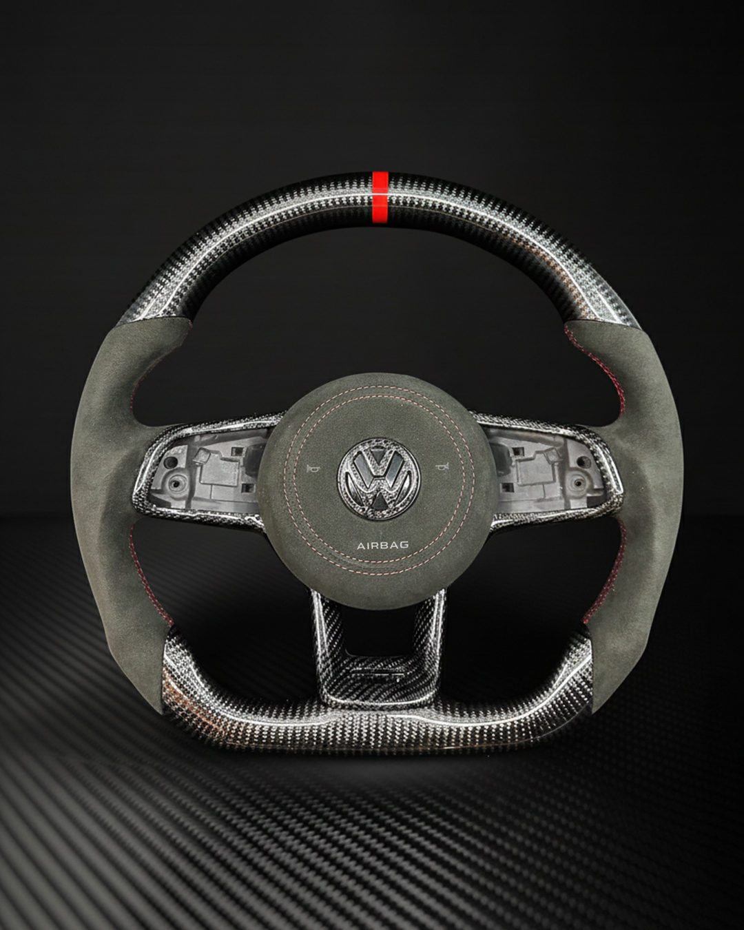 2015-2021 Volkswagen/VW Golf MK7 GTI/R/Jetta GLI Carbon Fiber Steering Wheel